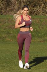 BINCA GASCOIGNE Working Out at Prestige Bootcamp in Wales 03/18/2020
