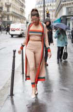 BLANCA BLANCO Out and About in Paris 03/01/2020