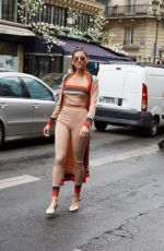 BLANCA BLANCO Out and About in Paris 03/01/2020