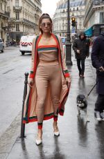 BLANCA BLANCO Out and About in Paris 03/01/2020