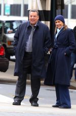 BRIDGET MOYNAHAN on the Set of Blue Bloods in The Bronx 03/06/2020