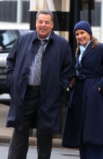 BRIDGET MOYNAHAN on the Set of Blue Bloods in The Bronx 03/06/2020