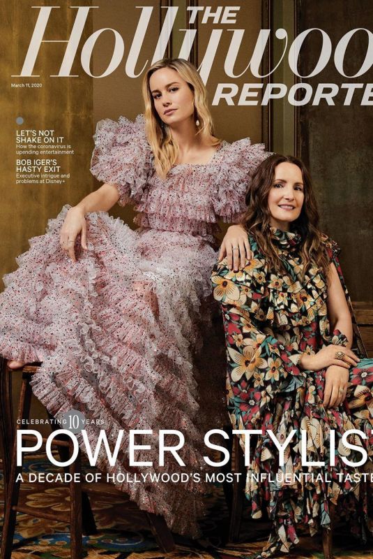 BRIE LARSON and SAMANTHA MCMILLEN in The Hollywood Reporter, Power Stylists Issue March 2020