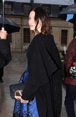 CAITRIONA BALFE Leaves Valentino Fashion Show in Paris 03/01/2020