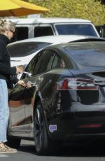 CAMERON DIAZ Gets Parking Ticket Out in Beverly Hills 03/07/2020