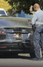 CAMERON DIAZ Gets Parking Ticket Out in Beverly Hills 03/07/2020