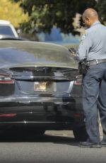 CAMERON DIAZ Gets Parking Ticket Out in Beverly Hills 03/07/2020