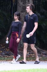 CAMILA CABELLO and Shawn Mendes Arrives Out in Miami 03/26/2020