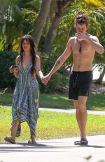 CAMILA CABELLO and Shawn Mendes Out Kissing in Miami 03/21/2020