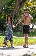 CAMILA CABELLO and Shawn Mendes Out Kissing in Miami 03/21/2020