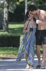 CAMILA CABELLO and Shawn Mendes Out Kissing in Miami 03/21/2020