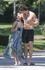 CAMILA CABELLO and Shawn Mendes Out Kissing in Miami 03/21/2020