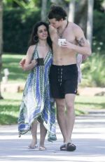 CAMILA CABELLO and Shawn Mendes Out Kissing in Miami 03/21/2020