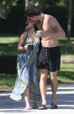 CAMILA CABELLO and Shawn Mendes Out Kissing in Miami 03/21/2020