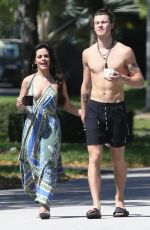 CAMILA CABELLO and Shawn Mendes Out Kissing in Miami 03/21/2020