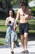 CAMILA CABELLO and Shawn Mendes Out Kissing in Miami 03/21/2020