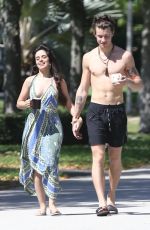 CAMILA CABELLO and Shawn Mendes Out Kissing in Miami 03/21/2020