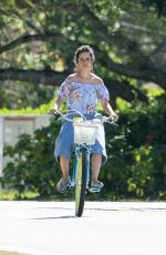 CAMILA CABELLO Riding a Bike Out in Miami 03/30/2020