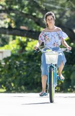 CAMILA CABELLO Riding a Bike Out in Miami 03/30/2020