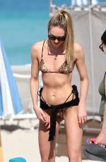 CANDICE SWANEPOEL and LAIS RIBEIRO in Bikinis at a Beach in Miami 03/01/2020