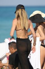 CANDICE SWANEPOEL and LAIS RIBEIRO in Bikinis at a Beach in Miami 03/01/2020