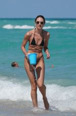 CANDICE SWANEPOEL in Bikini at a Beach in Miami 03/18/2020