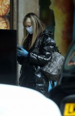 CAPRICE BOURET Wearing Mask Out Shopping in London 03/31/2020