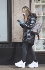 CAPRICE BOURET Wearing Mask Out Shopping in London 03/31/2020