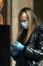 CAPRICE BOURET Wearing Mask Out Shopping in London 03/31/2020