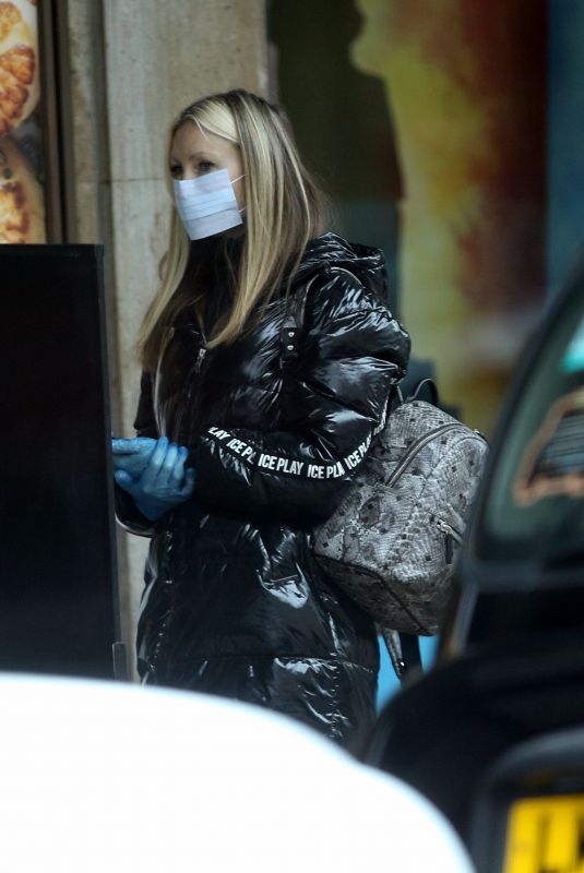 CAPRICE BOURET Wearing Mask Out Shopping in London 03/31/2020