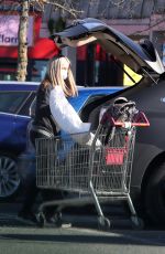 CAPRICE BOURET with Face Mask Out Shopping in London 03/24/2020