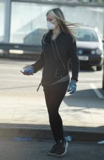 CAPRICE BOURET with Face Mask Out Shopping in London 03/24/2020