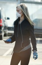 CAPRICE BOURET with Face Mask Out Shopping in London 03/24/2020