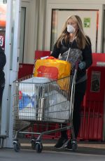 CAPRICE BOURET with Face Mask Out Shopping in London 03/24/2020