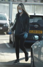 CAPRICE BOURET with Face Mask Out Shopping in London 03/24/2020