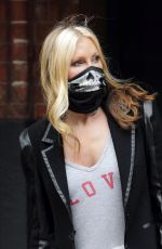 CAPRICE BOURET with Skull Face Mask Out in London 03/13/2020