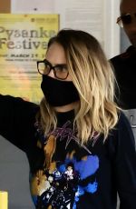 CARA DELEVINGNE and ASHLEY BENSON with Their Dog Out Shopping in Los Angeles 03/26/2020