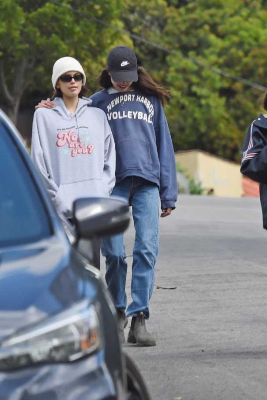 CARA DELEVINGNE, ASHLEY BENSON, KAIA GERBER, MARAGRET QUALLEY and Tommy Dorfman Out in Los Angeles 03/18/2020