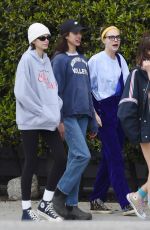CARA DELEVINGNE, KAIA GERBER and ASHLEY BENSON Out with Friends in Los Angeles 03/17/2020