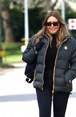 CAROL VORDERMAN Arrives at Saturday Morning Radio Show in Cardiff 03/21/2020