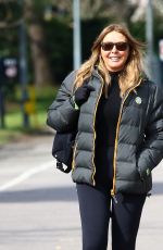 CAROL VORDERMAN Arrives at Saturday Morning Radio Show in Cardiff 03/21/2020