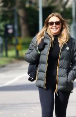 CAROL VORDERMAN Arrives at Saturday Morning Radio Show in Cardiff 03/21/2020