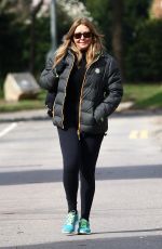 CAROL VORDERMAN Arrives at Saturday Morning Radio Show in Cardiff 03/21/2020