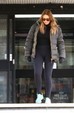 CAROL VORDERMAN Arrives at Saturday Morning Radio Show in Cardiff 03/21/2020