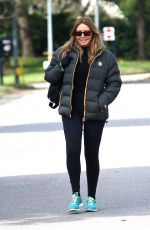 CAROL VORDERMAN Arrives at Saturday Morning Radio Show in Cardiff 03/21/2020
