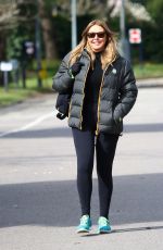 CAROL VORDERMAN Arrives at Saturday Morning Radio Show in Cardiff 03/21/2020
