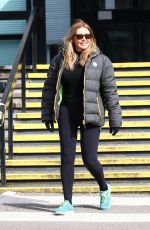 CAROL VORDERMAN Arrives at Saturday Morning Radio Show in Cardiff 03/21/2020