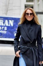 CELINE DION Out and About in New York 02/29/2020
