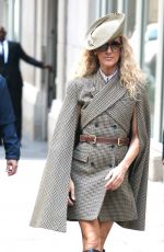 CELINE DION Wears Eric Javits Hat Out and About in New York 03/05/2020