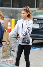 CHANTEL JEFFRIES Shopping at Whole Foods in Los Angeles 03/13/2020